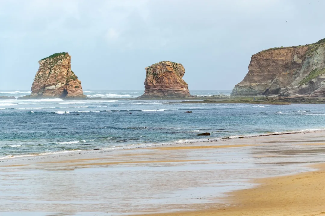 Costa atlántica y acantilados