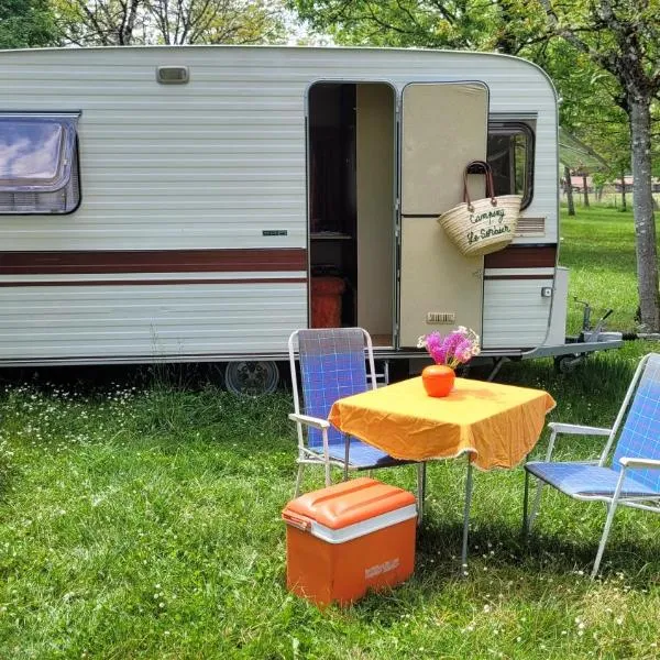CHEZ JOSETTE caravane Camping le sorbier Montignac Lascaux