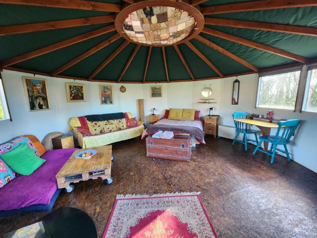Galtee Glamping in wooden yurt