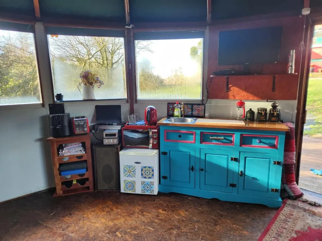 Galtee Glamping in wooden yurt