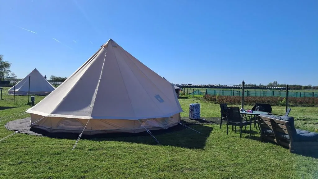 Bell-tent Luna met uitzicht
