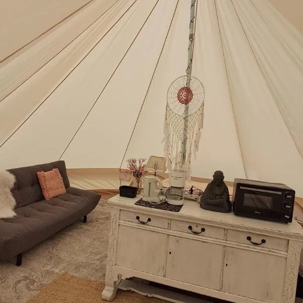 Bell-tent Luna met uitzicht