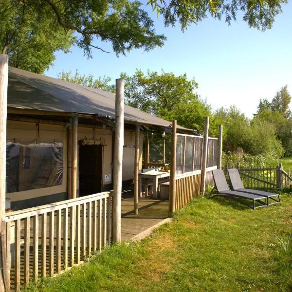 Glampingtent de Saskerlei, de Woudhaven