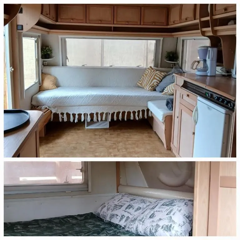 La caravane au fond du jardin