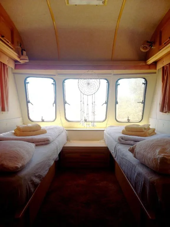 Michas caravan for 2 See the herd of horses from your bed