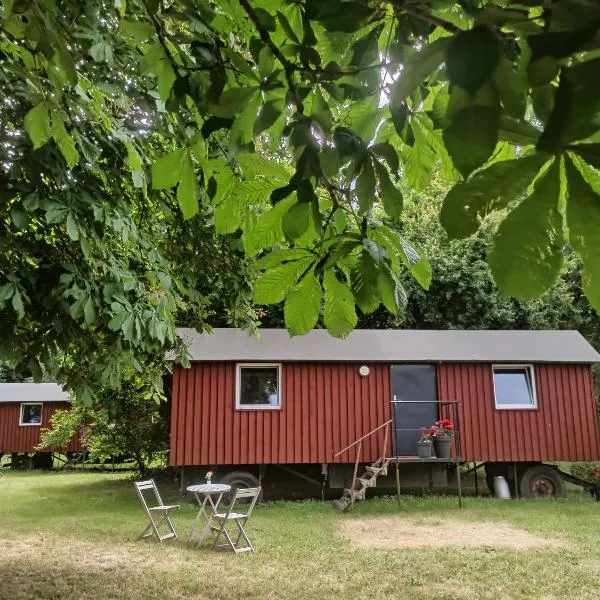 Schäferwagen auf dem Biogut-Saalkow