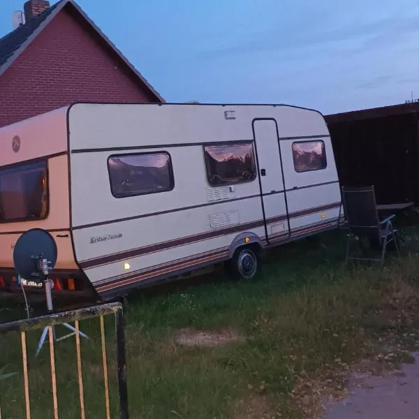 Schlafplatz für Radfahrer und Wanderer