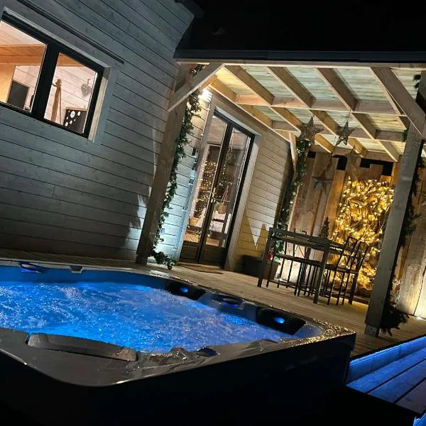 Tiny cocon en pleine nature jacuzzi, sauna privé