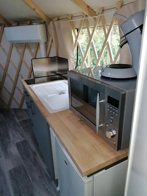 Yourte de déconnexion chauffage climatisation